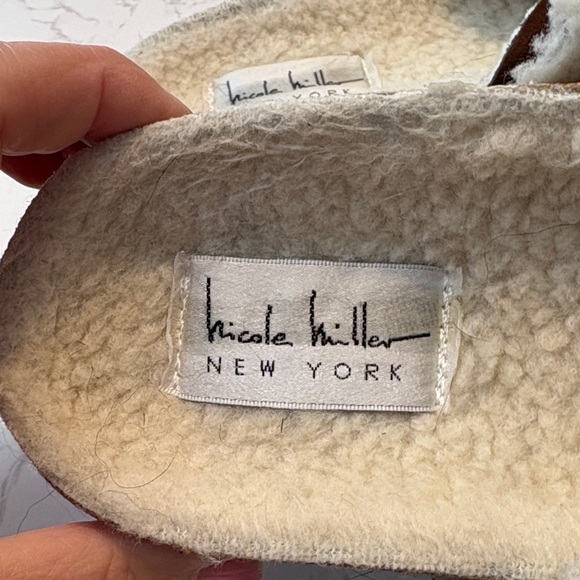 Nicole Miller like new Women’s brown Slip-On Clog with Shearling Lining size 10 - Picture 2 of 10